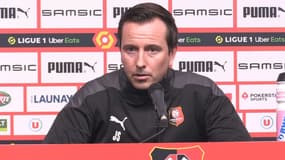 Julien Stéphan en conférence de presse, le 19 février 2021