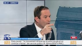B. Hamon dénonce: "Depuis qu'E. Macron est là on a un recul des droits fondamentaux"