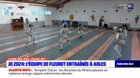 J'aime mes Jeux: l'équipe de France de fleuret s'entraîne à Arles