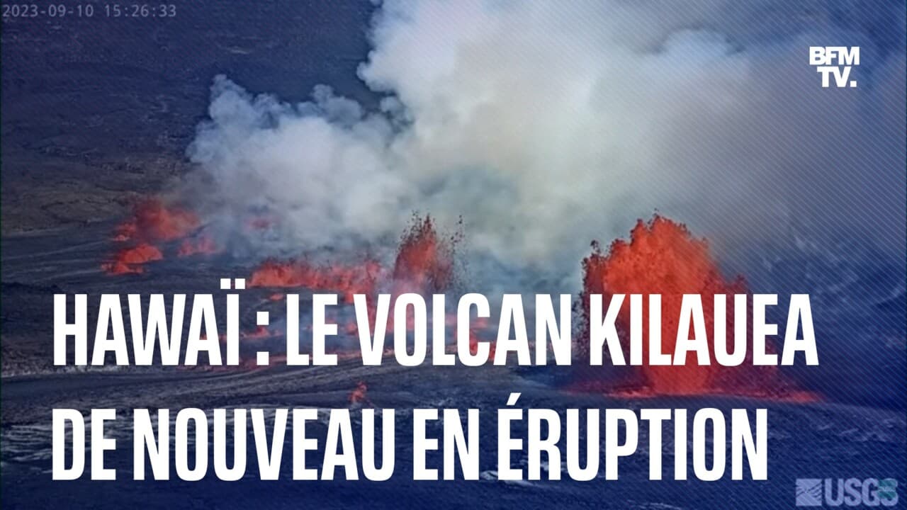 Hawa Le Volcan Kilauea Est De Nouveau Entr En Ruption