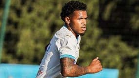Iuri Moreira lors du match OM-Nîmes, le 15 juillet 2023