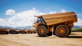 Des équipements fixes d'extraction de nickel alors que la phase de mise en veilleuse du site de Vavouto est lancée, suite à l'annonce de la suspension des opérations, près de Koné en Nouvelle-Calédonie, le 28 février 2024.