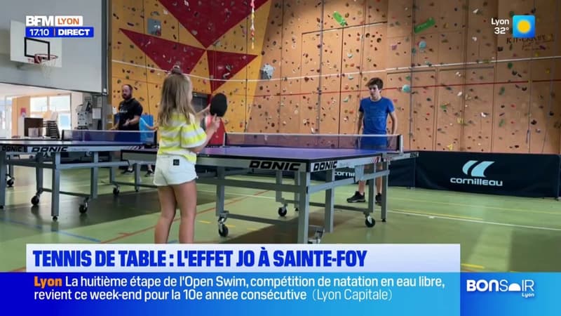 Saint-Foy-lès-Lyon: le club de tennis de table connaît un effet JO