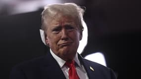 Donald Trump, le 15 juillet 2024, deux jours après avoir été visé par une tentative d'assassinat