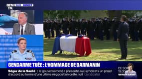 Story 4 : Gérald Darmanin rend hommage à la gendarme tuée - 09/07
