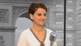 Najat Vallaud-Belkacem était l'invitée de BFMTV et RMC vendredi.