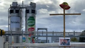 Les salariés de l'usine Teisseire près de Grenoble sont en grève depuis 15 jours