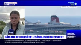 Villefranche-sur-Mer: une action écologiste pour contester la présence de bateaux de croisière