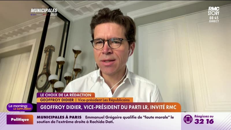 Geoffroy Didier, Vice-président du parti "Les Républicains", invité de RMC