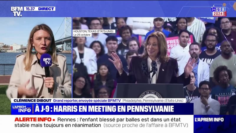 Présidentielle américaine: en Pennsylvanie, Kamala Harris tente de convaincre les hommes noirs