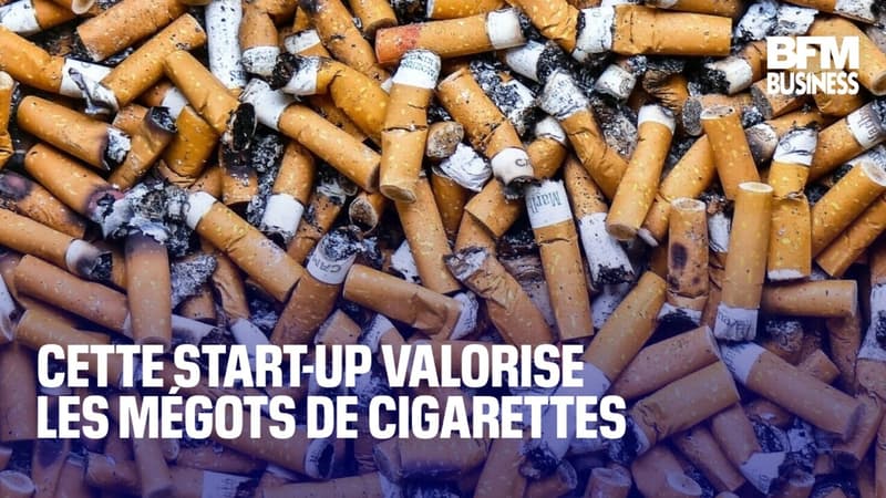 Cette start-up valorise les mégots de cigarettes