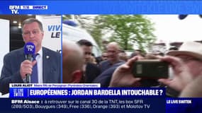 Européennes: "L'objectif est d'être largement devant la candidate de M. Macron" assure Louis Aliot (maire RN de Perpignan)
