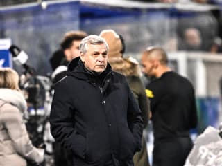 Bruno Genesio lors d'Auxerre-Lille, le 10 janvier 2025.