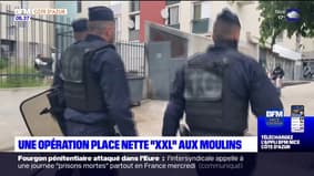 Nice: une opération "place nette XXL" en cours dans le quartier des Moulins