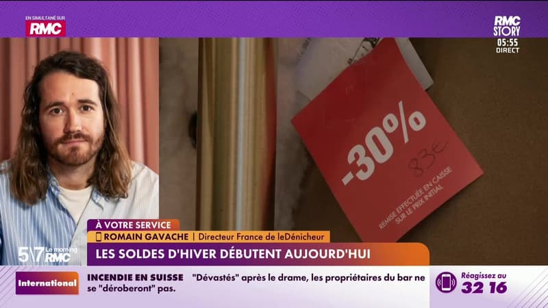 Romain Gavache à votre service : Les soldes d'hiver débutent aujourd'hui - 07/01