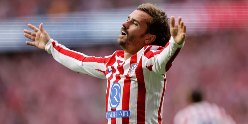 La joie d'Antoine Griezmann, buteur face au Real Madrid en Liga le 27 septembre 2025
