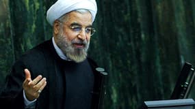 Le président Hassan Rohani, ici au parlement de Téhéran le 10 novembre, est mieux disposé que son prédécessur.