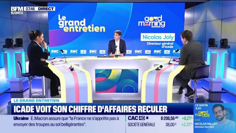 DIRECT VIDÉO - Nicolas Joly, directeur général d'Icade, est l'invité du grand entretien de Good Morning Business