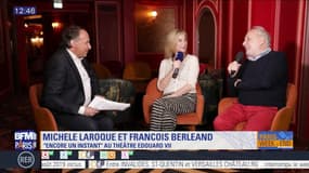 Scènes sur Seine : L'interview de Michèle Laroque et François Berléand, à l'affiche de "Encore un instant" au Théâtre Edouard VII