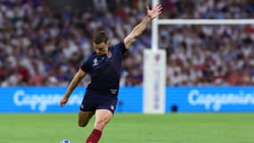 George Ford lors d'Angleterre-Argentine à la Coupe du monde de rugby, le 9 septembre 2023.