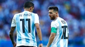 Angel Di Maria et Lionel Messi