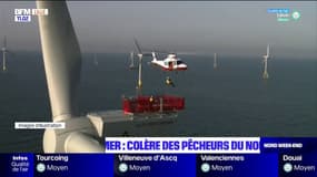 Éoliennes en mer: les pêcheurs du Nord en colère, des répercussions sur la filière redoutées