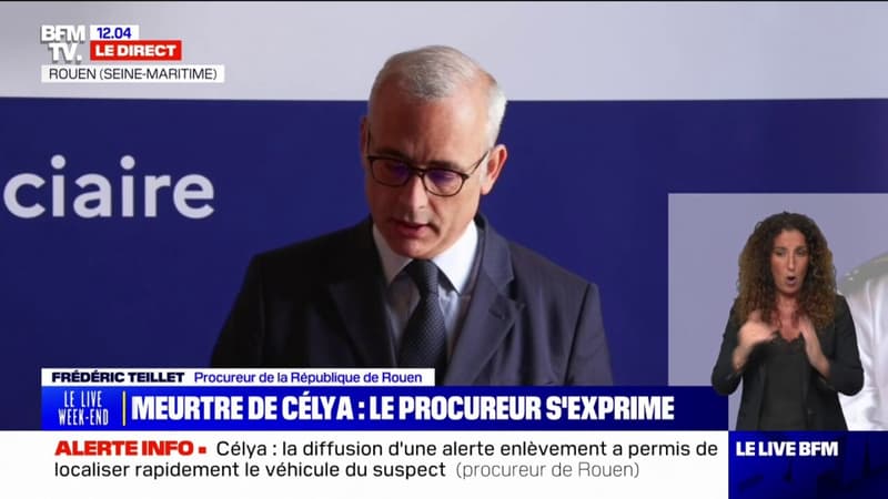 Mort de Célya: le procureur de Rouen évoque des faits d'une extrême violence, notamment un fracas majeur du crâne de l'enfant