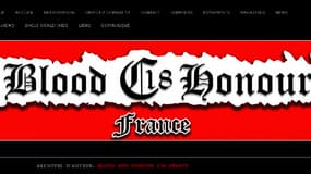 Le logo du groupuscule "Blood C18 Honour" sur son site Internet.