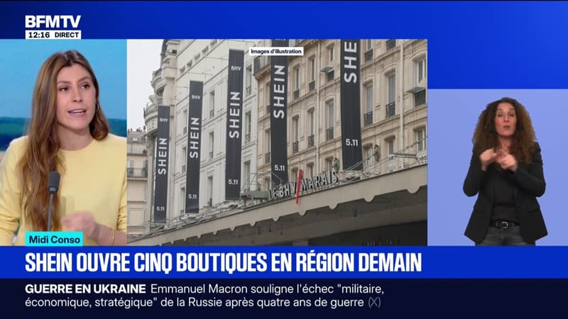 MIDI CONSO - Shein va ouvrir cinq boutiques en France