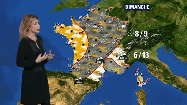 Météo: weekend pluvieux et gris malgré quelques éclaircies Météo: weekend pluvieux et gris malgré quelques éclaircies