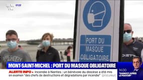 Le masque est désormais obligatoire dans les rues du Mont-Saint-Michel