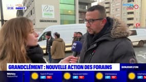 Villeurbanne: nouvelle action des forains du marché Grandclément