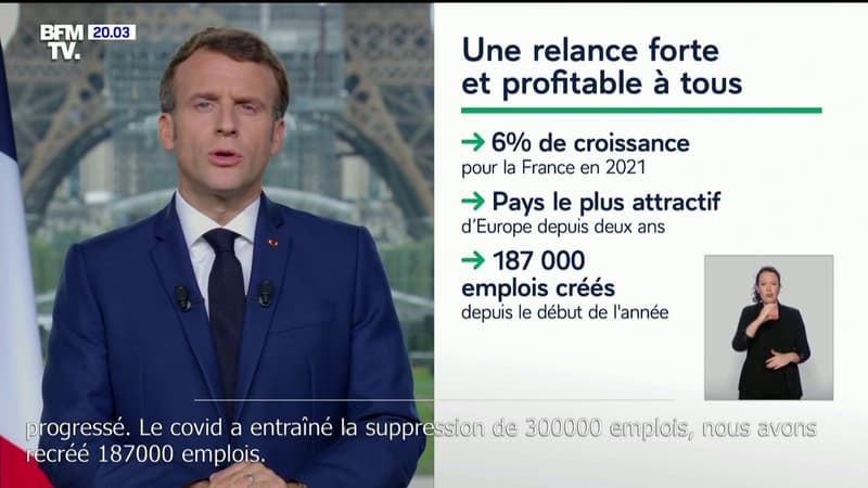 Emmanuel Macron: "Notre pays est confronté à une reprise forte de l'épidémie"