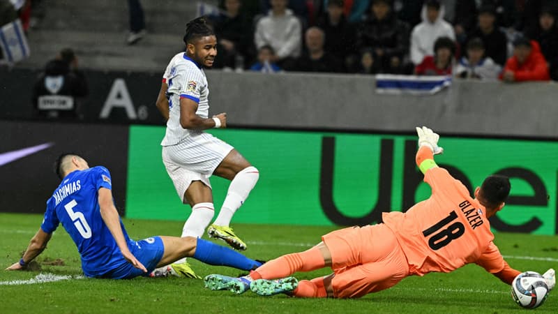 Israël-France : le premier (joli) but de Nkunku avec les Bleus