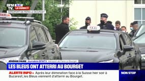 Après leur élimination face à la Suisse, les Bleus viennent d'atterrir à l'aéroport du Bourget