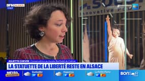 Une maquette de la statue de la Liberté sauvée d'une vente aux enchères va rester en Alsace