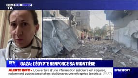 Gaza: "On assiste à une situation catastrophique pour la population" indique Docteur Guillemette, coordinatrice médicale de MSF Thomas