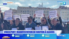 Vieux-Port : manifestation de soutien au journaliste Christophe Gleizes 