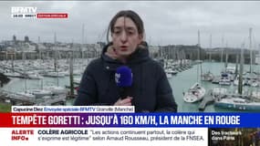 Tempête Goretti: en alerte rouge, la Manche se prépare