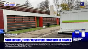Froid: ouverture du gymnase Branly à Strasbourg