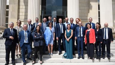 Les députés Horizons à l'Assemblée nationale le 21 juin 2022