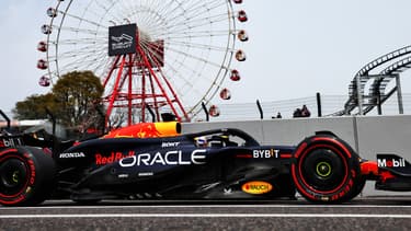 Max Verstappen lors des qualifications du GP du Japon, le 6 avril 2024