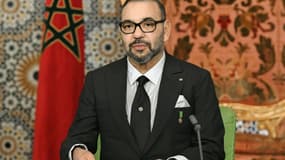 Une photo du roi du Maroc Mohammed VI diffusée par le palais royal après son discours à la nation, le 6 novembre 2021 à Fès