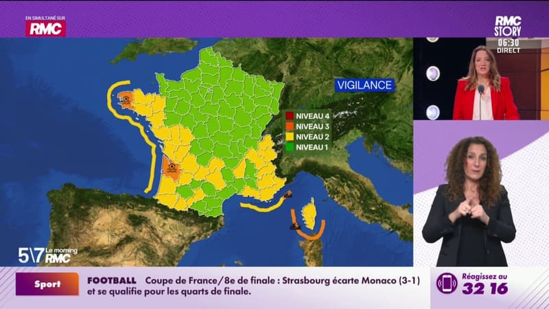 Météo : deux départements en alerte orange