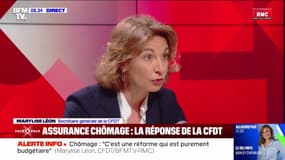 Marylise Léon (secrétaire nationale de la CFDT) sur l'assurance chômage: "Cette réforme me met vraiment en colère"