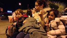 La famille Alshaikh a dormi à Belgrade ce mercredi soir