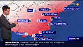 Météo Var: du soleil et des températures encore douces ce jeudi, 17°C à Toulon