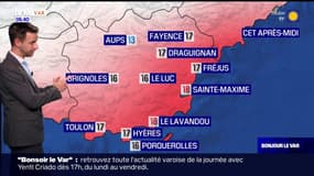 Météo Var: du soleil et des températures encore douces ce jeudi, 17°C à Toulon