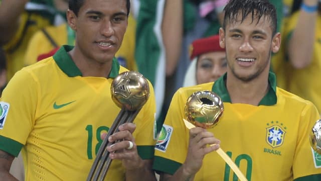 Neymar et Paulinho avaient terminé "Golden Ball" et "Bronze Ball" de la Coupe des Confédérations 2013.