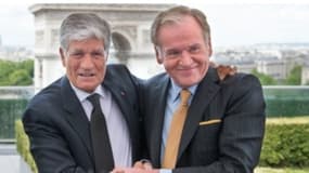 Les patrons de Publicis et Omnicom ont annoncé la fusion de leurs groupes en juillet 2013.